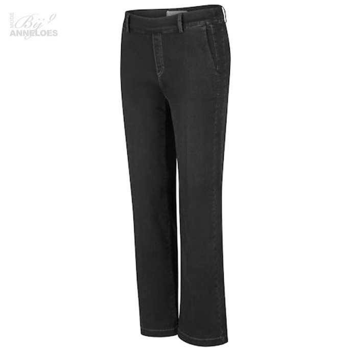Anna Montana 1045 Mila wide flexi Zwart